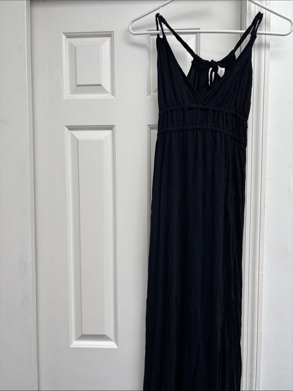 Black Goddess Maxi Dress XS Petite